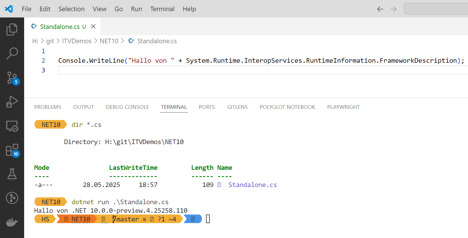 Aktivierte OpenAPI-Unterstützung in der Projektvorlage ASP.NET Core Web API (native AOT) mit .NET 10.0 Preview