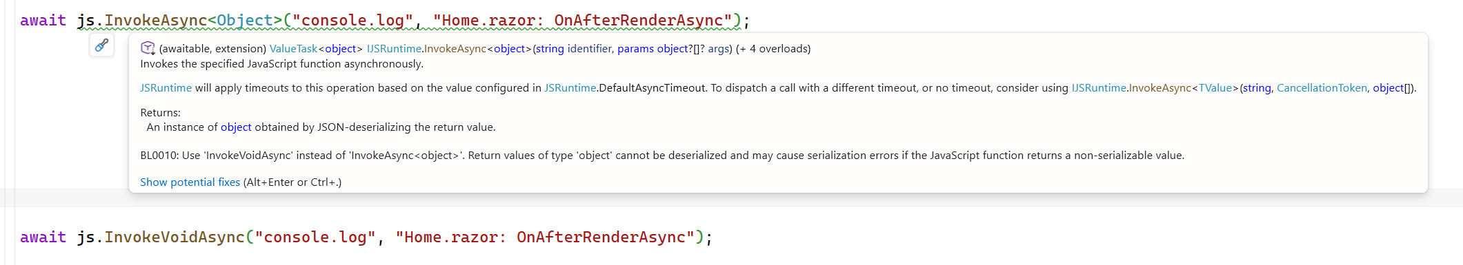 Blazor-Komponente mit IHostedService zur Anzeige von Hintergrundaktualisierungen und Zeitstempel